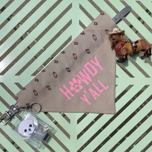 HOWDY Y’All 🐾 DOG BANDANA - Reversible - Bandana Beauties